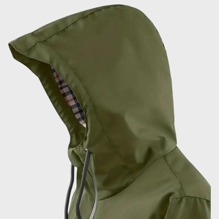 Women’s Oversized Full-Zip Windbreaker Coat