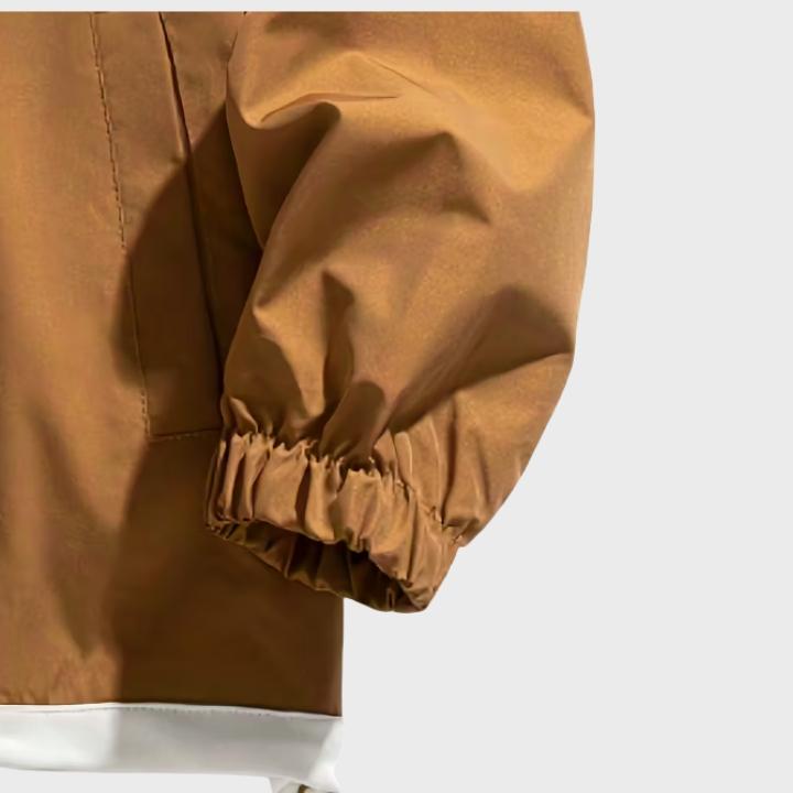 Men's Hooded Windbreaker Jacket Streetwear Style