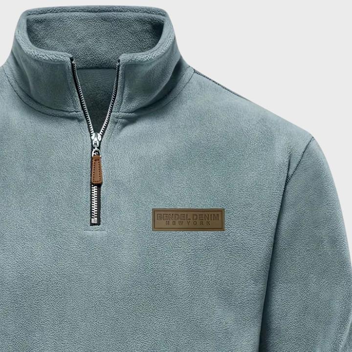 Men's Warm Stand Collar Sweatshirt