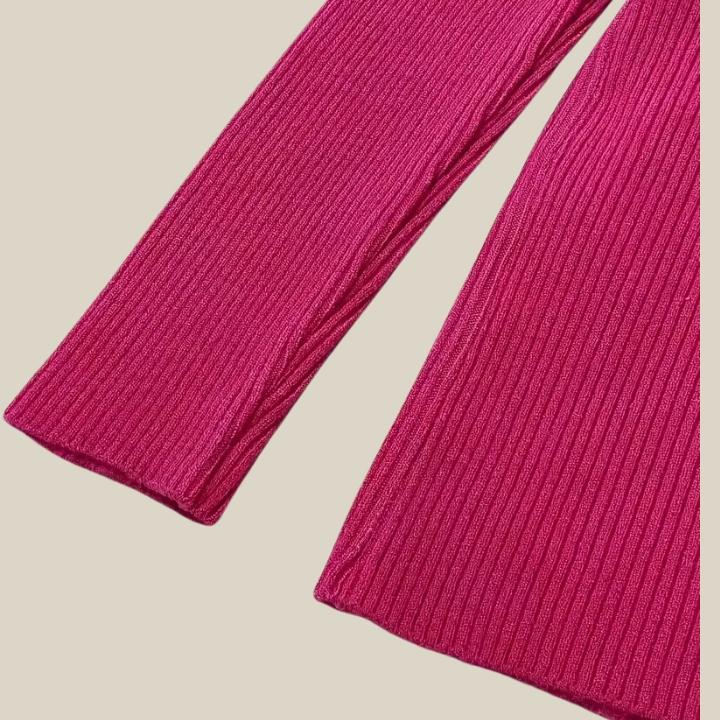 Basic Solid Color Long Sleeve Turtleneck 3 piece Bundle