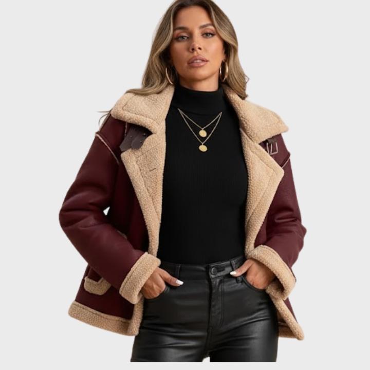 Women’s Two-Tone Faux Fur Jacket