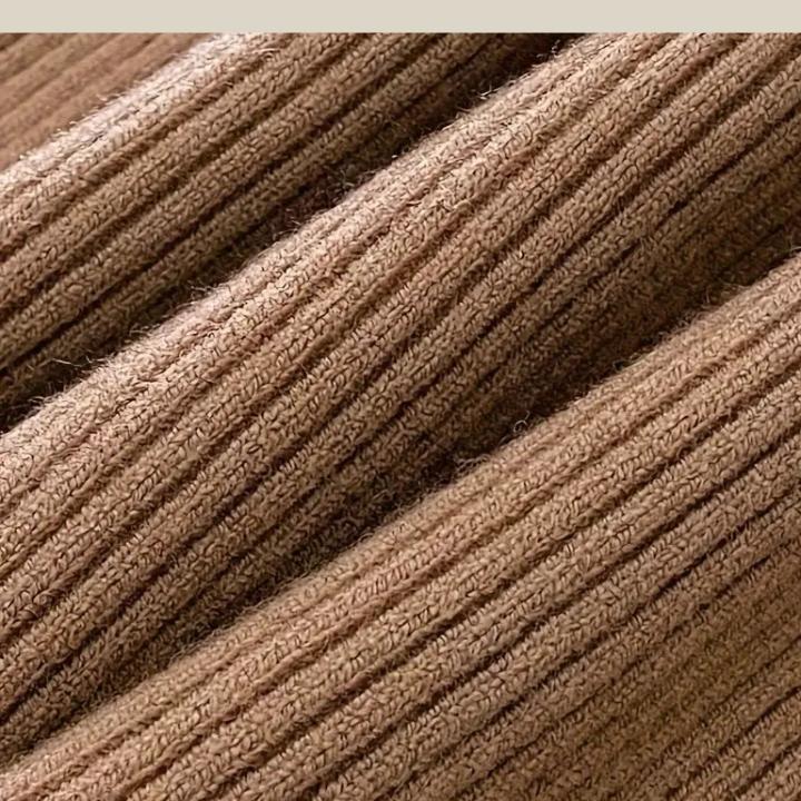 Basic Solid Color Long Sleeve Turtleneck 3 piece Bundle