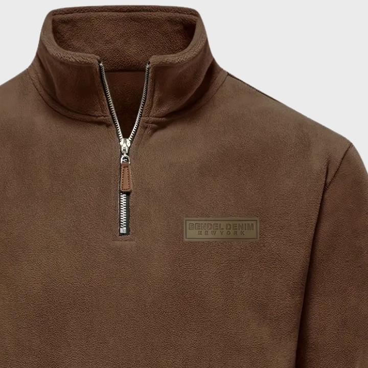 Men's Warm Stand Collar Sweatshirt