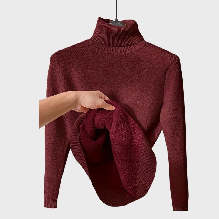 Women's Cozy High Neck Knit Sweater