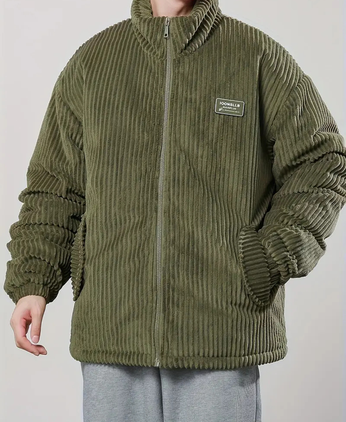 Corduroy Puffer Jacket