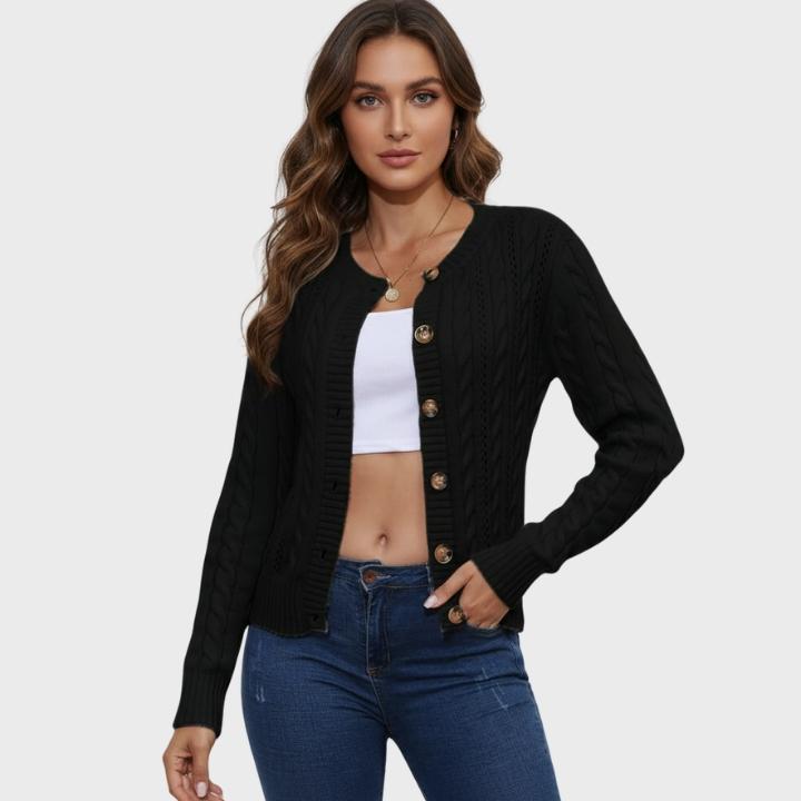 Women’s Classic Cable Knit Cardigan