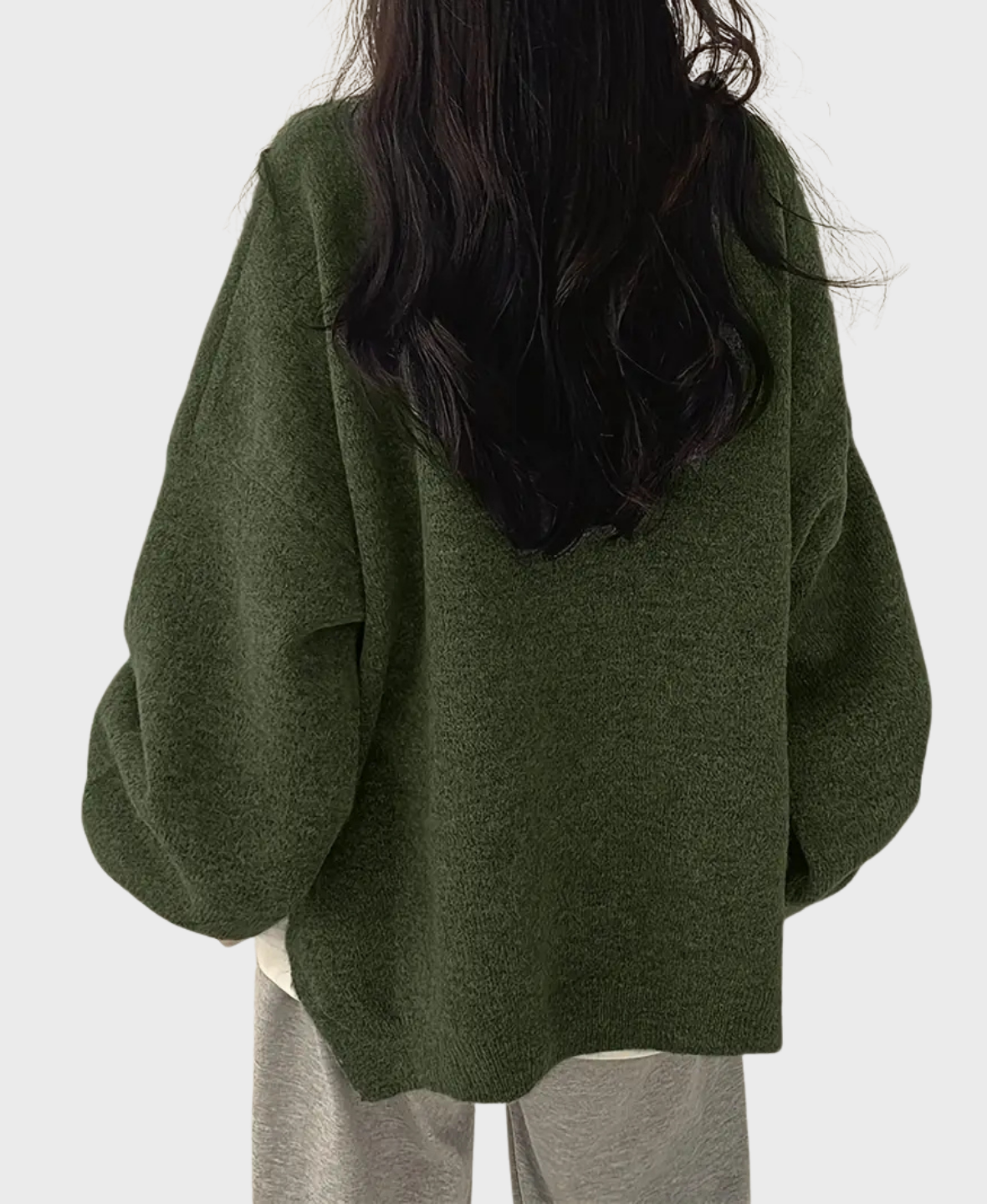 Oversized Crew Neck Sweater