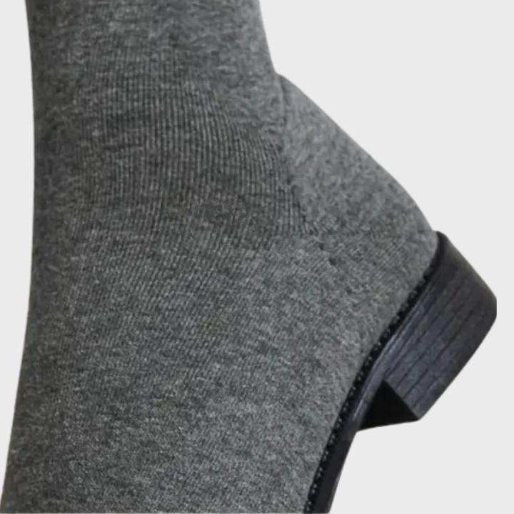Women's Elegant Knee High Stretch Knit Boots