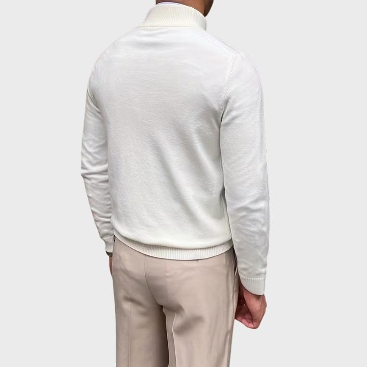 Men’s Smart Quarter-Zip Knit Jumper