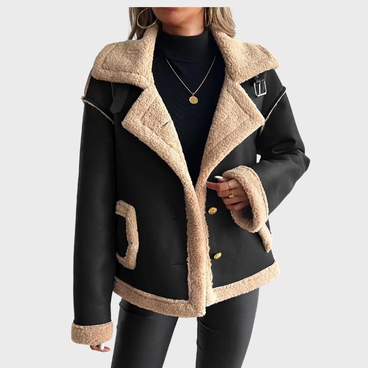 Women’s Two-Tone Faux Fur Jacket