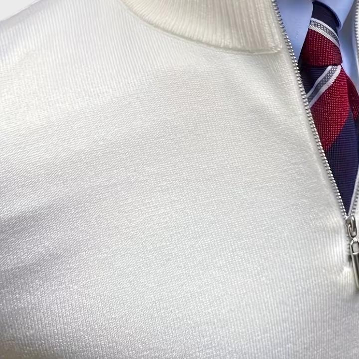 Men’s Smart Quarter-Zip Knit Jumper