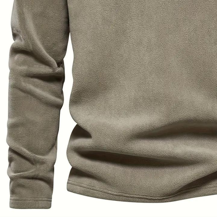 Men's Warm Stand Collar Sweatshirt