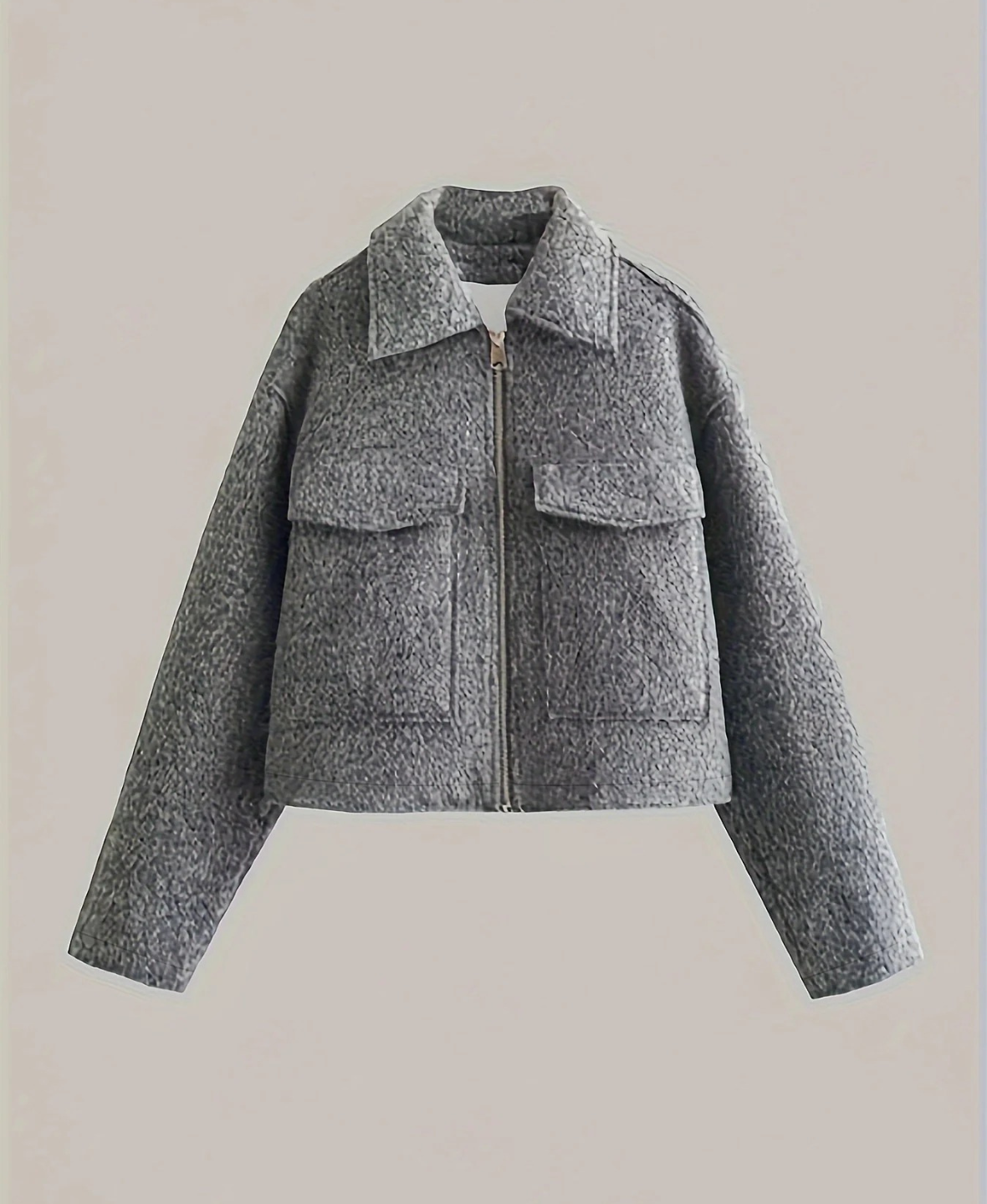 Women’s Cropped Zip Jacket
