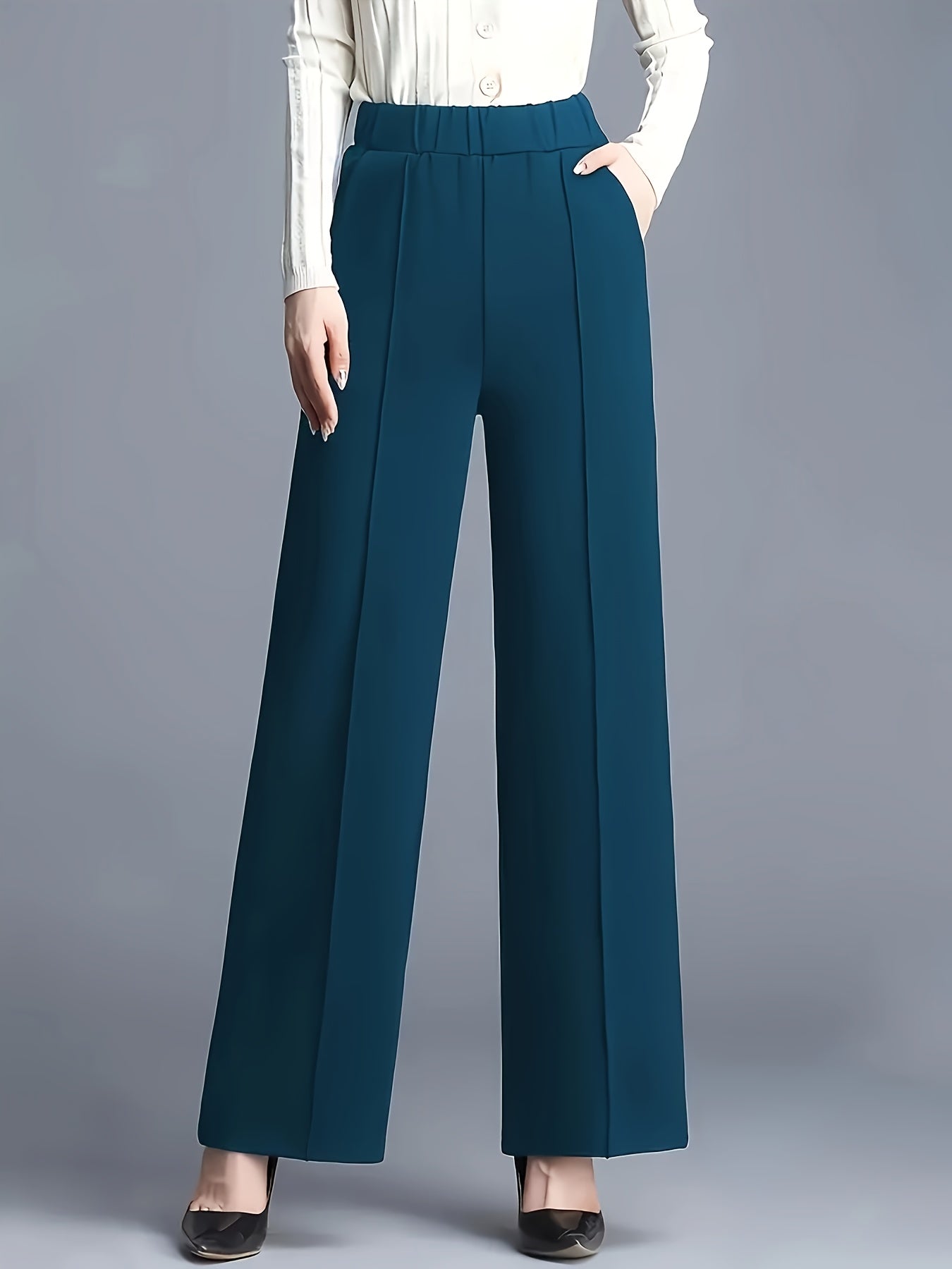 Avery – High Waist Tailored Wide-Leg Trousers