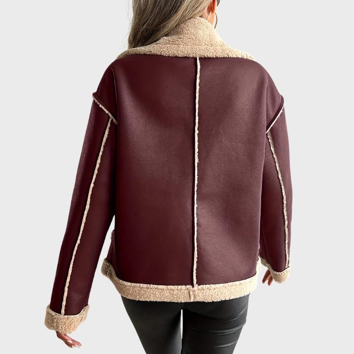 Women’s Two-Tone Faux Fur Jacket
