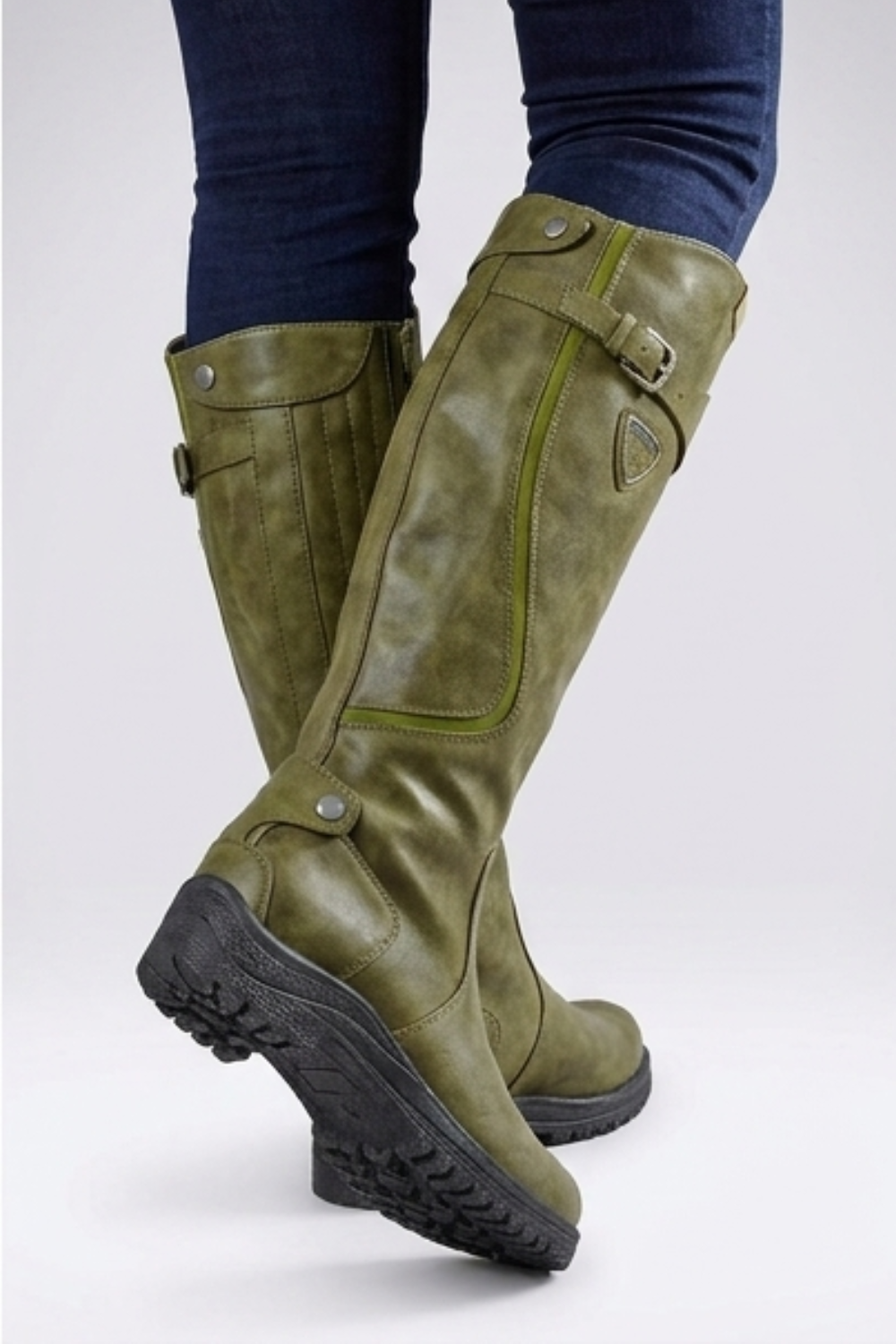 Women's Premium Orthopaedic Leather Style Knee-High Boots