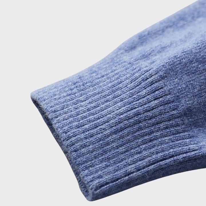 Men's Classic Wool Polo Pullover