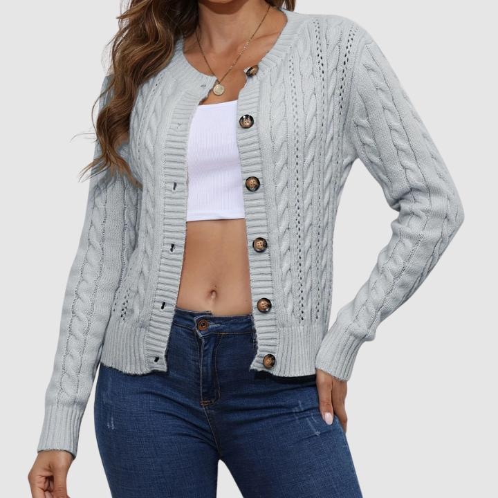Women’s Classic Cable Knit Cardigan