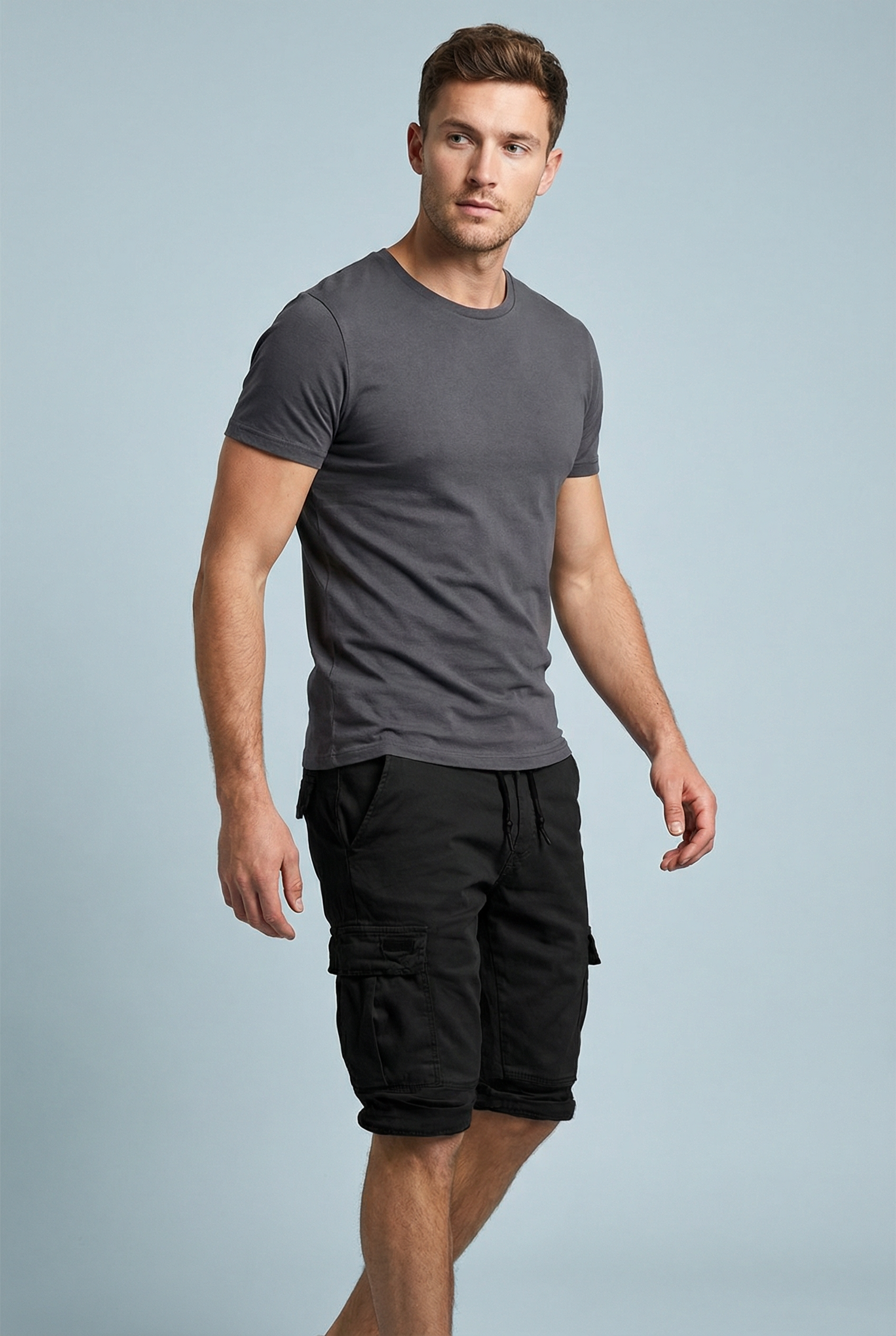 Men’s Casual Relaxed Fit Cargo Shorts