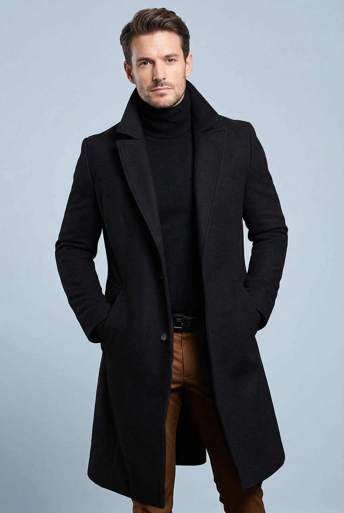 Men’s Structured Formal Winter Coat