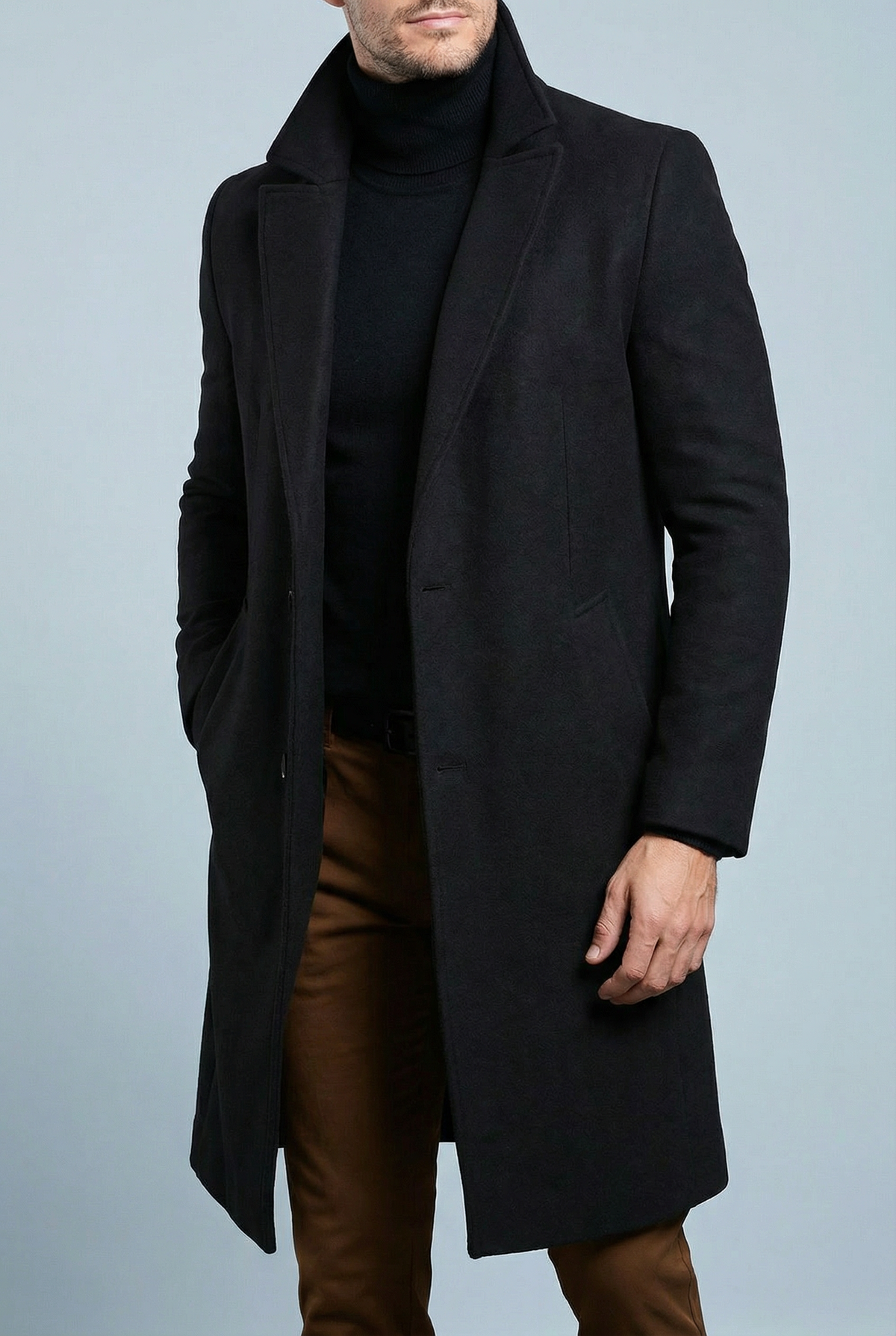 Men’s Structured Formal Winter Coat