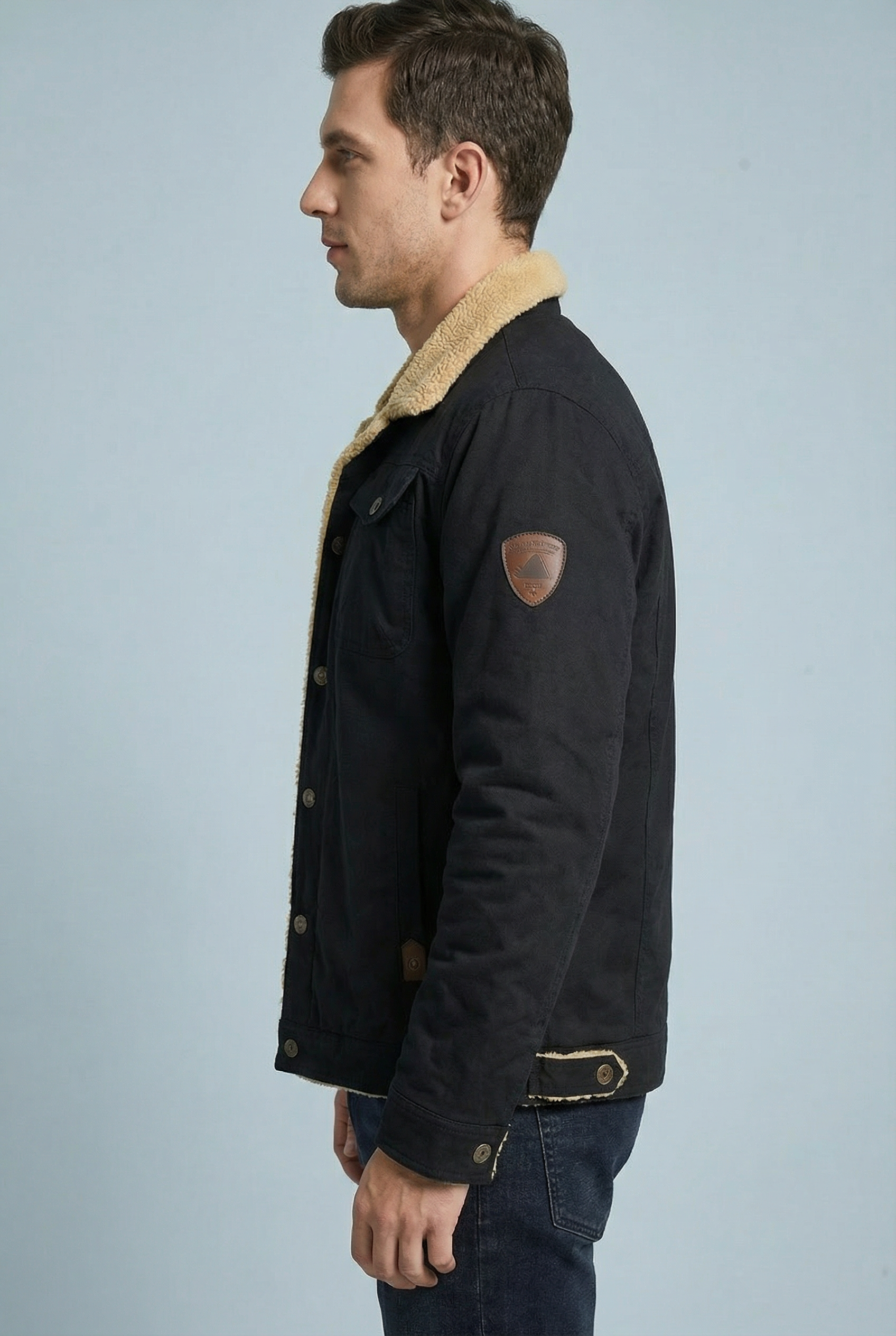 Men’s Stylish lightweight fleece Jacket - casual everyday wear
