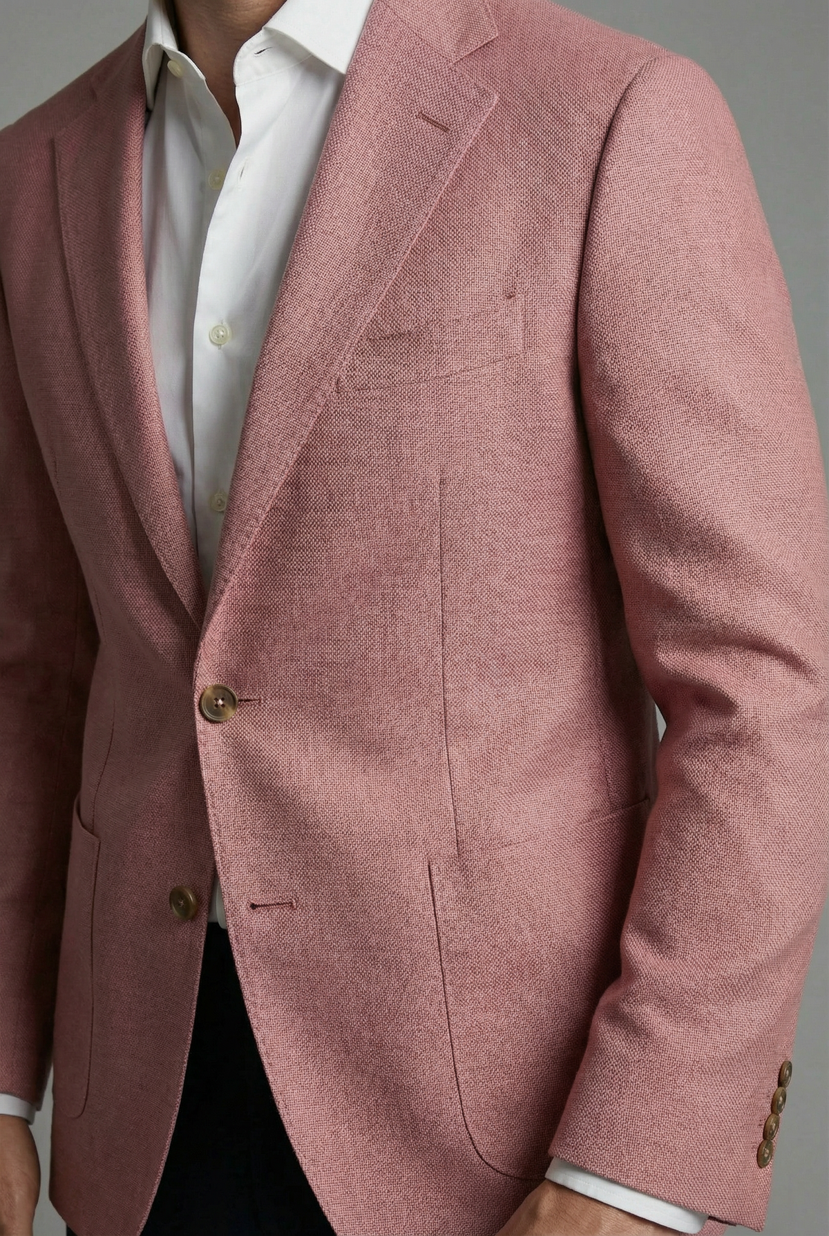 Men’s Tailored Lightweight Blazer Smart Casual Business Wear