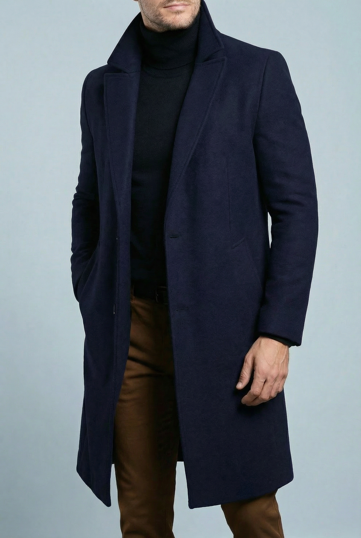 Men’s Structured Formal Winter Coat