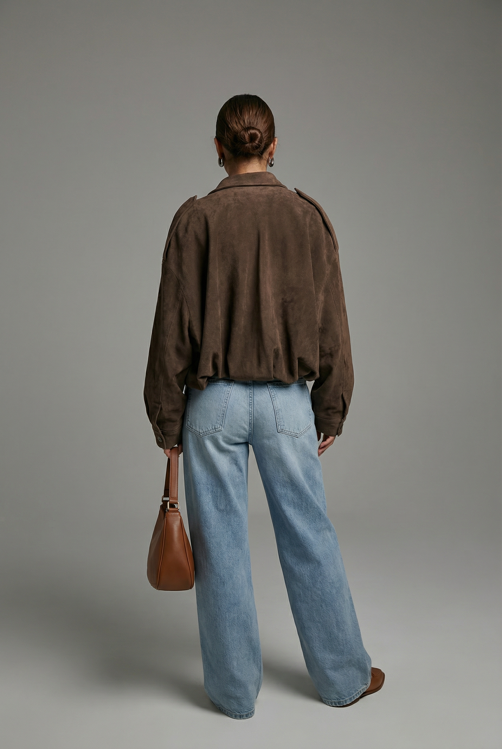 Women's Classic Drop Shoulder Bomber Jacket