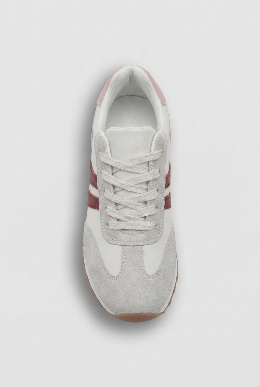 Casual Low-Top Contrast Stripe Everyday Trainers Women
