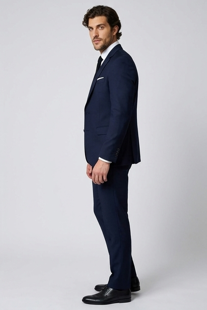 Slim Fit Three Piece Formal Suit Set Men