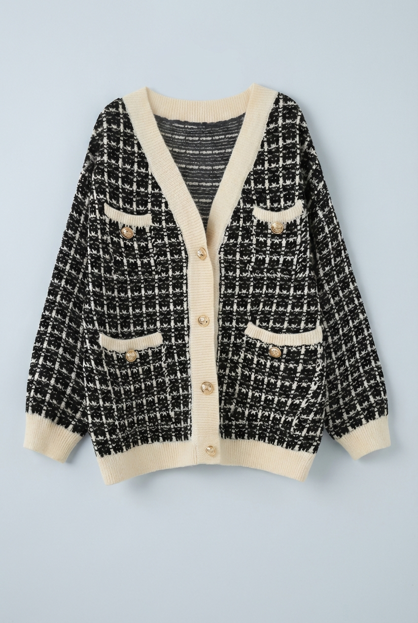 Women’s Tweed Knit Cardigan