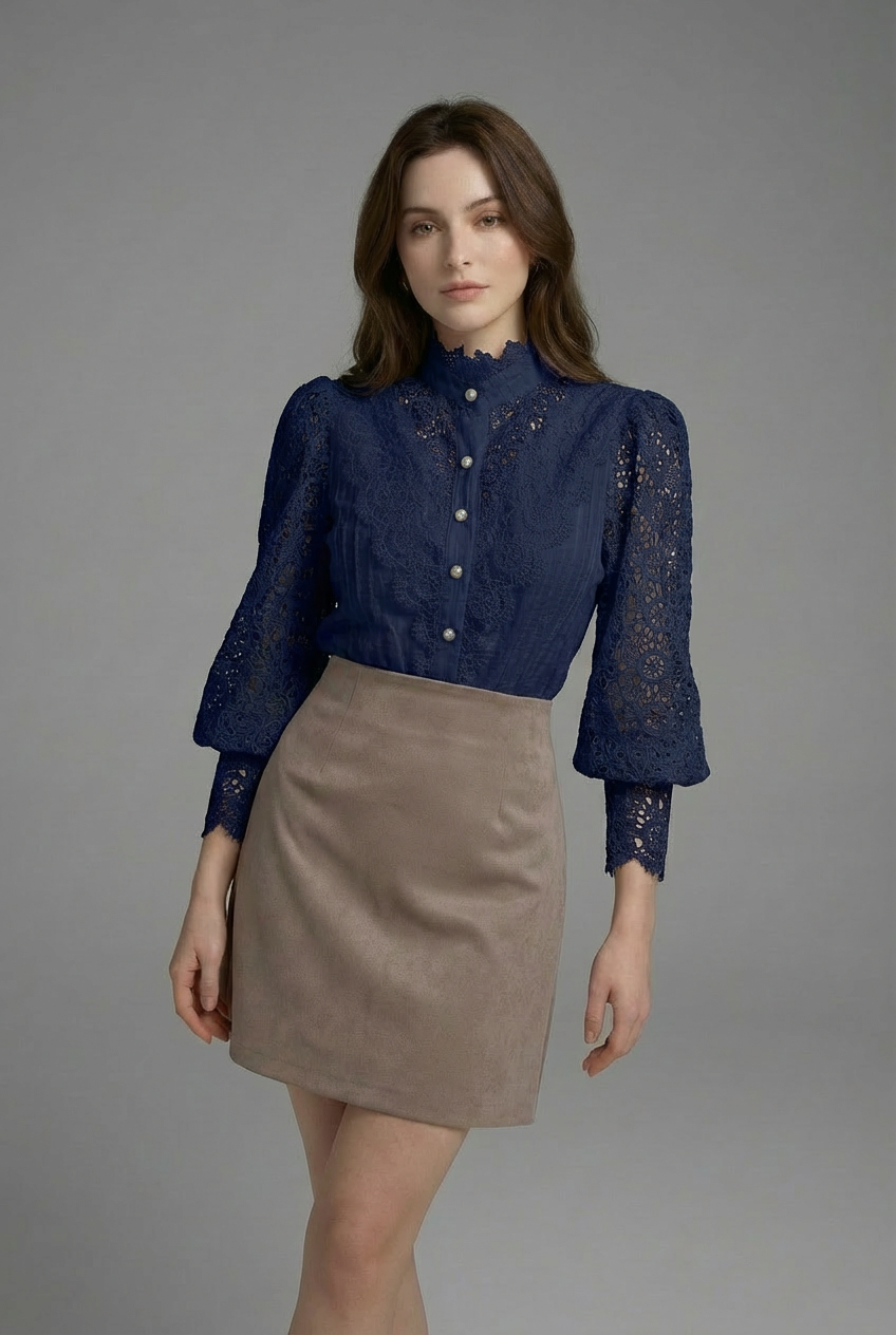 Women’s Victorian Lace Blouse