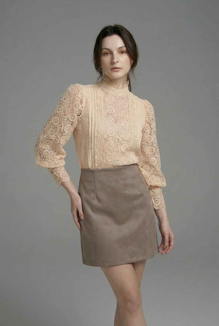 Women’s Victorian Lace Blouse