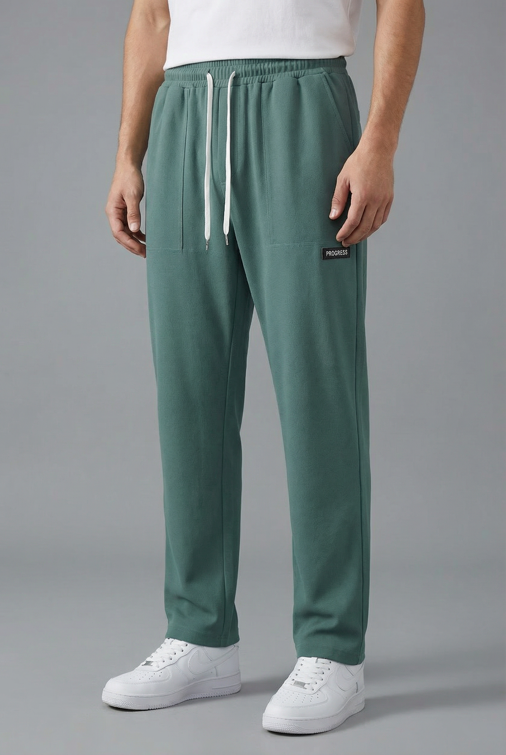 Men’s Lightweight Casual Trousers Straight Leg Fit