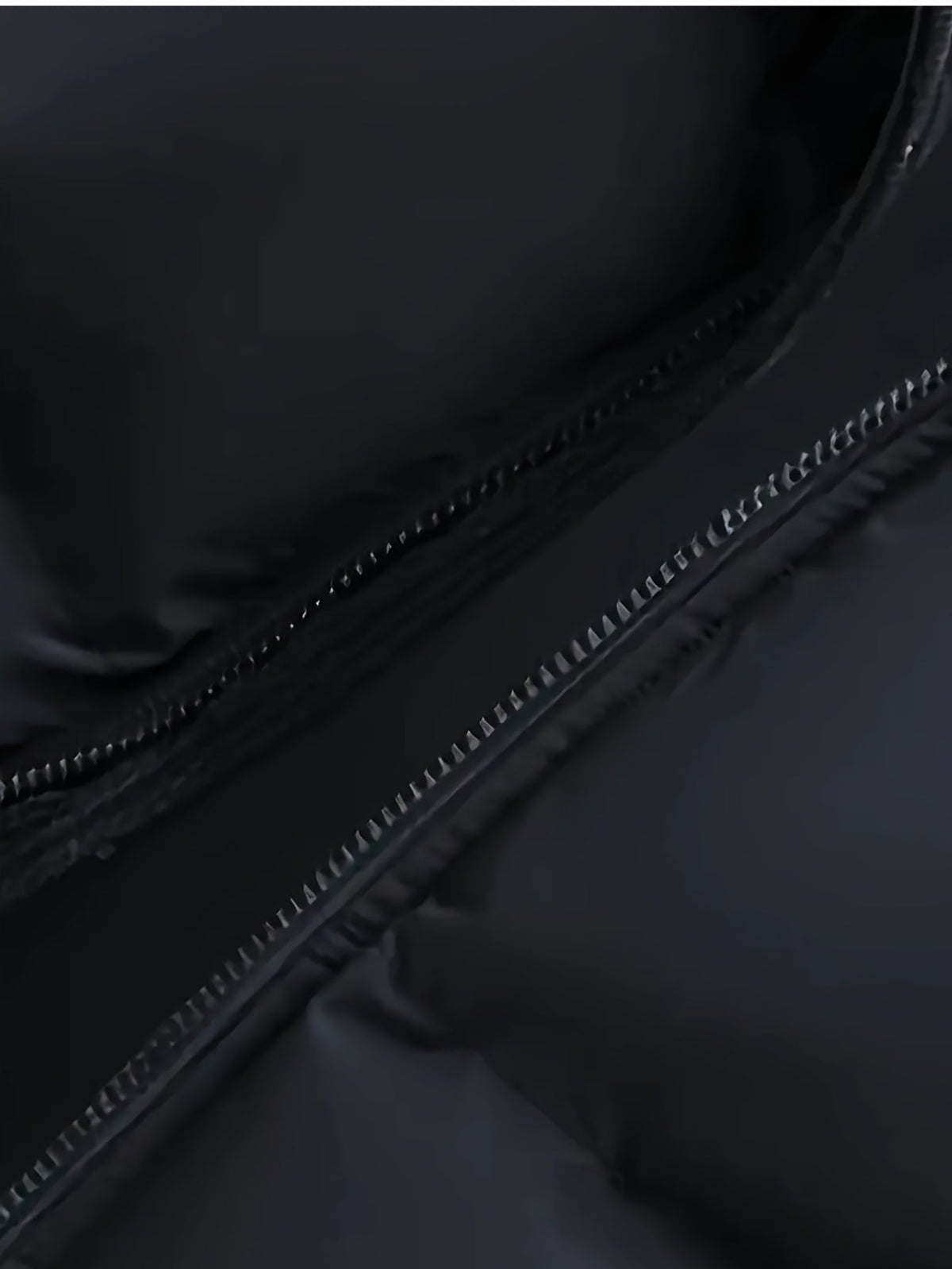 Oversized Hooded Padded Full Zip Puffer Jacket Men
