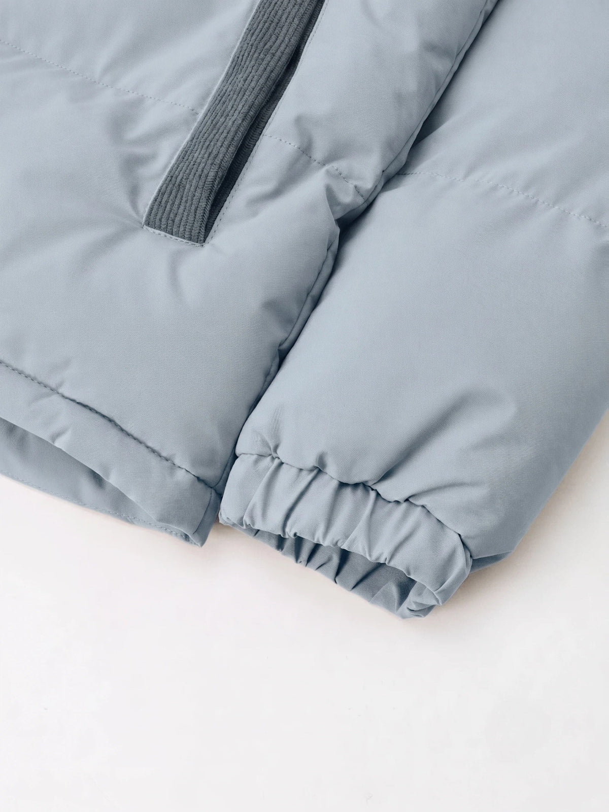 Oversized Hooded Padded Full Zip Puffer Jacket Men