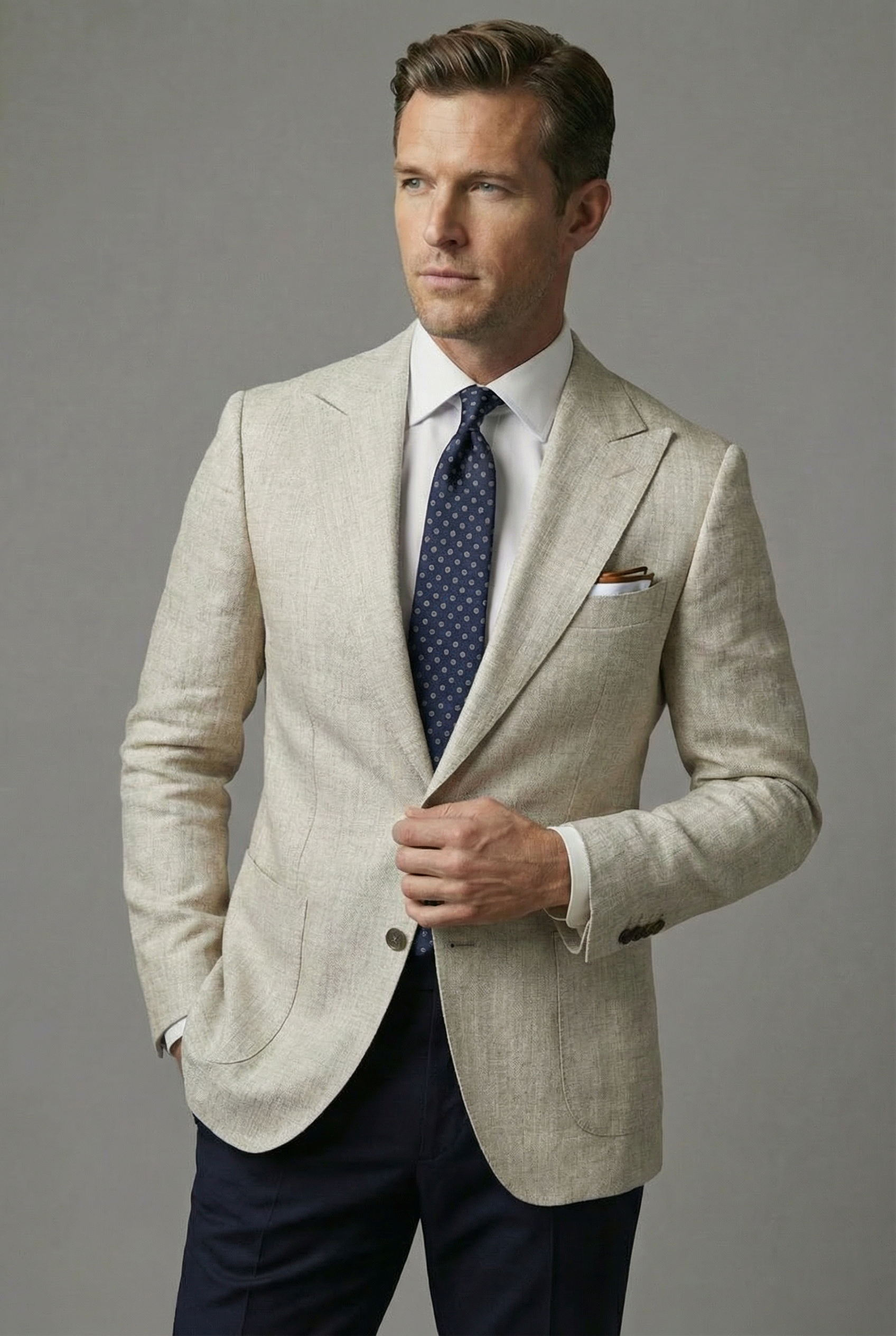 Men’s Tailored Blazer – Smart Lightweight Everyday Jacket