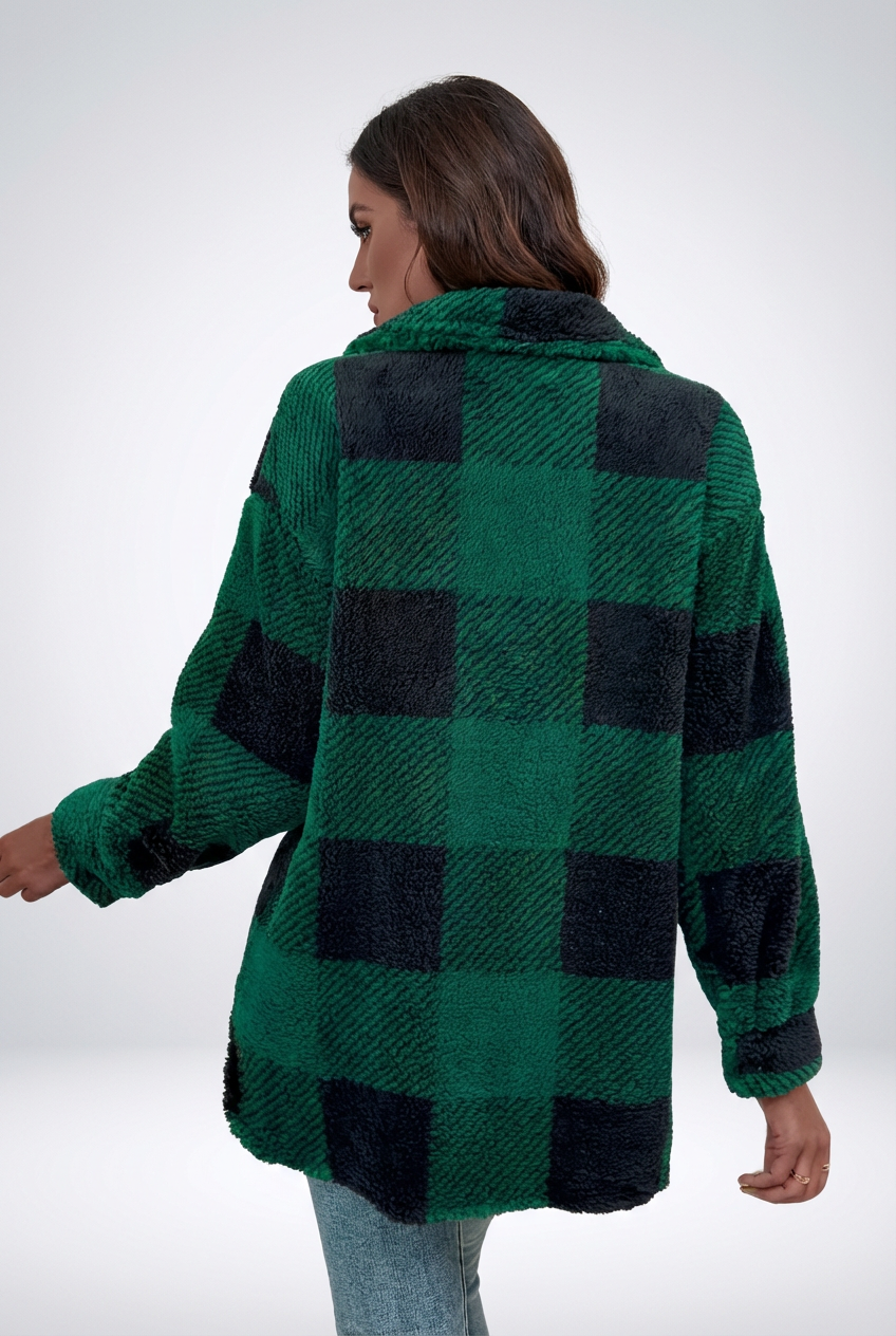 Women’s Soft Plaid Jacket