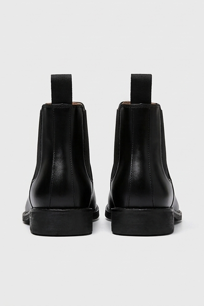 Suede Chelsea Ankle Boots Pull Tab Men