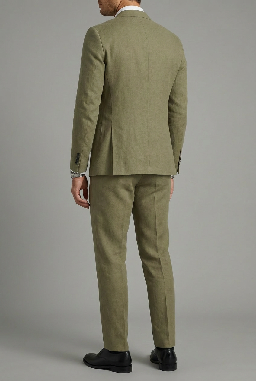 Men’s Two-Piece Lightweight Spring Summer Wedding Suit