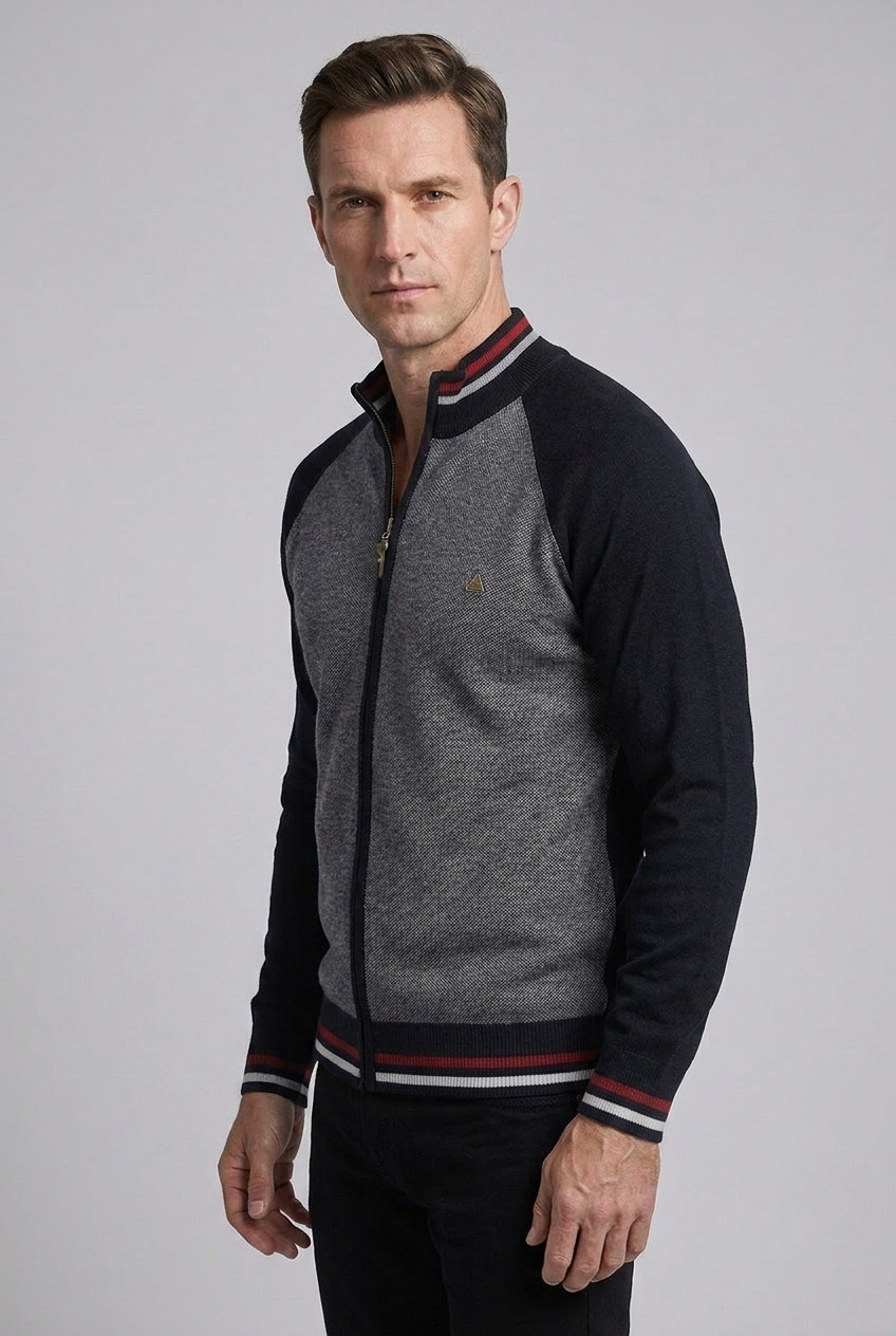 Slim Fit Comfortable Full Zip Vest Men