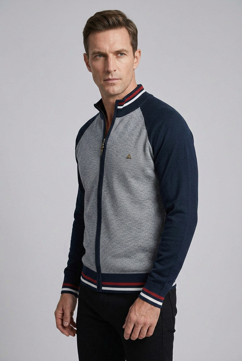 Slim Fit Comfortable Full Zip Vest Men