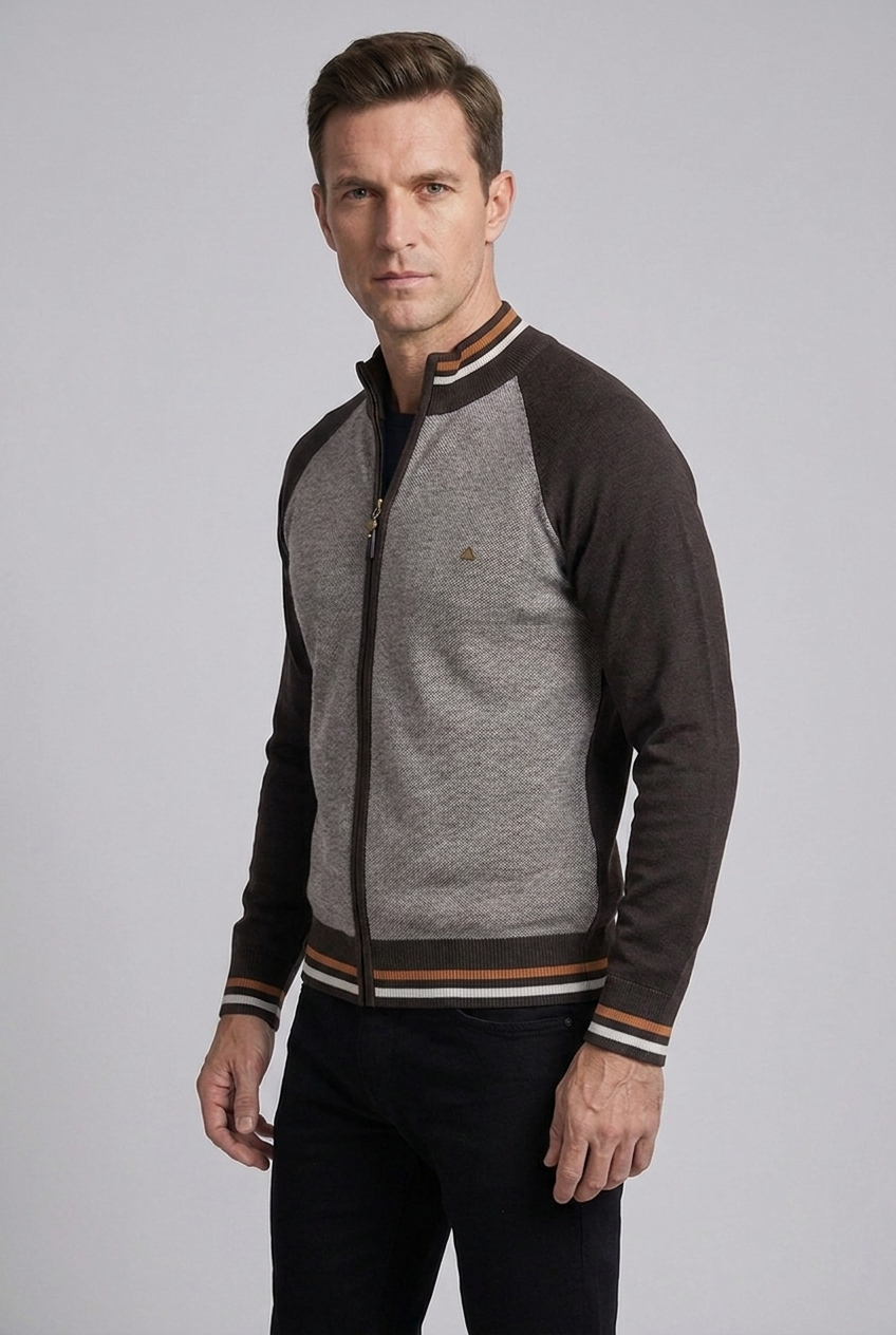 Slim Fit Comfortable Full Zip Vest Men
