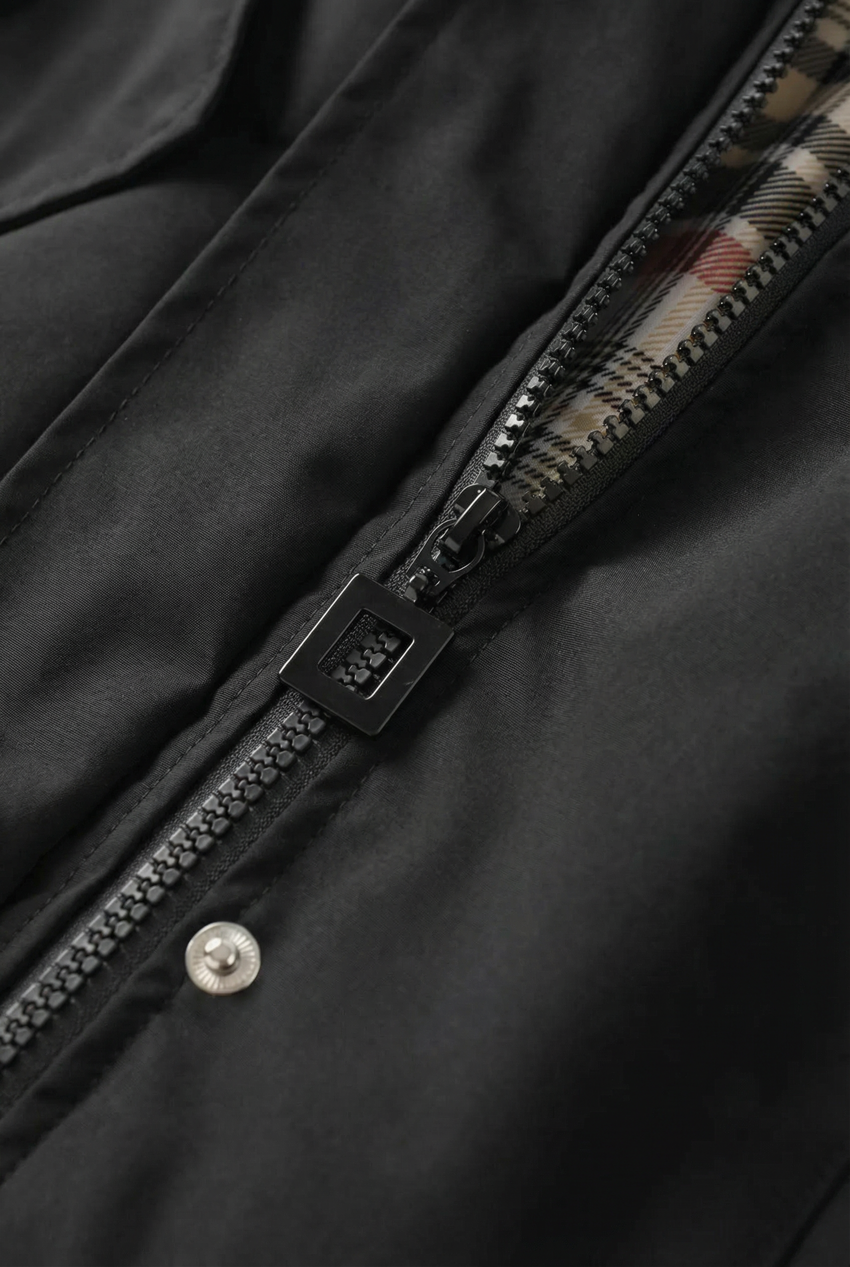 Women’s Hooded Zip-Up Trench Coat