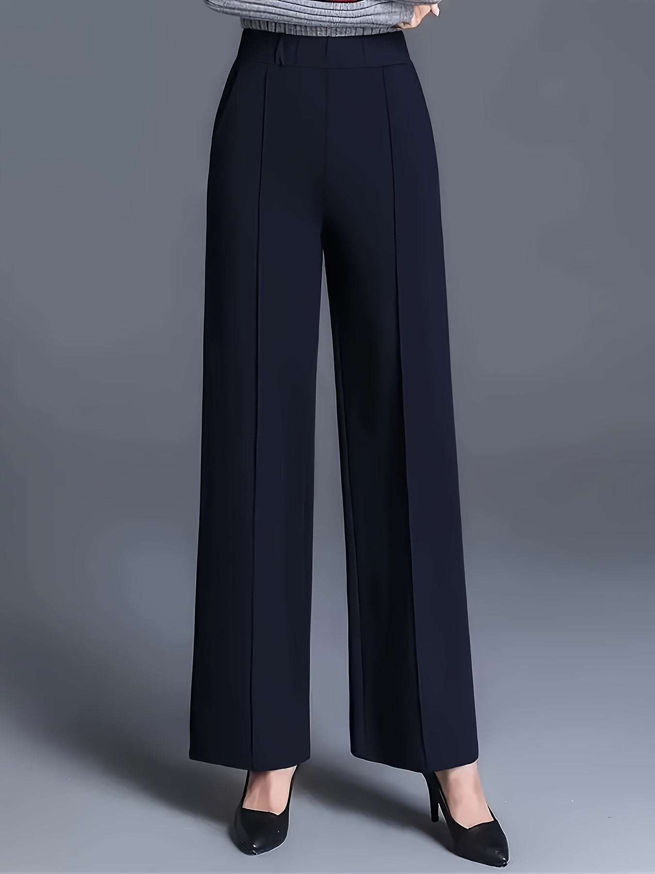 Avery – High Waist Tailored Wide-Leg Trousers