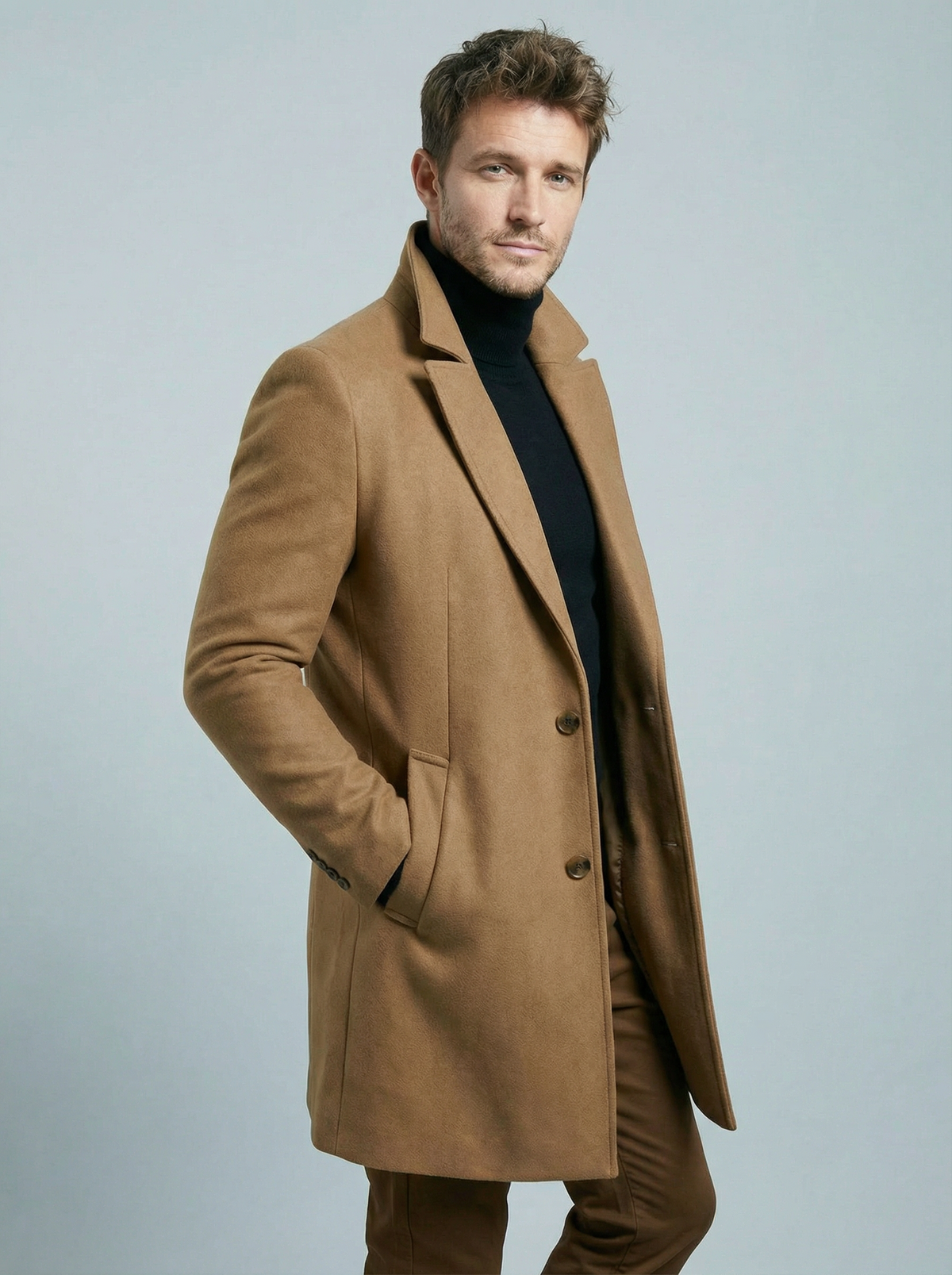 Men’s Structured Formal Winter Coat