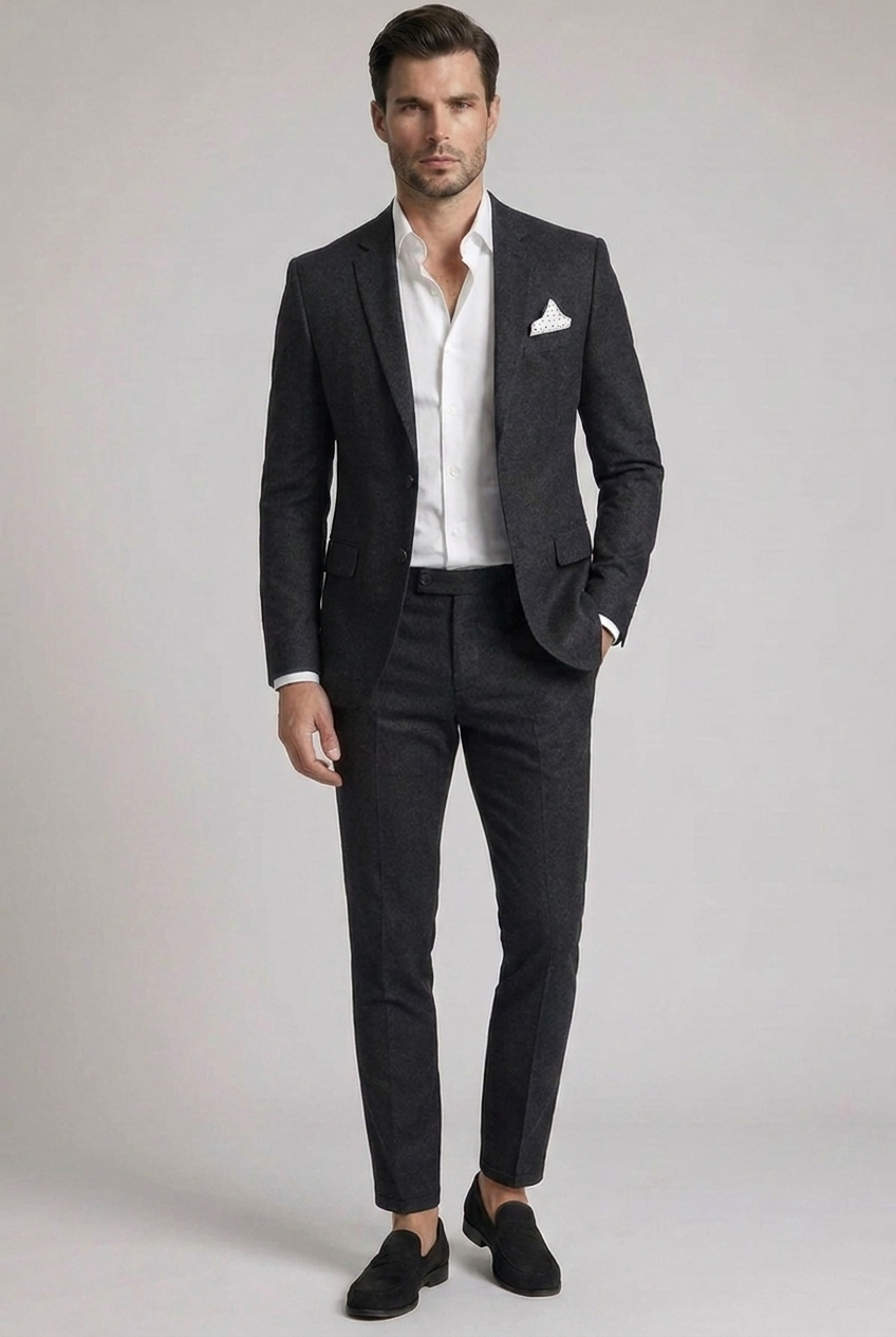Casual Two-Piece Comfortable Business Suit Men