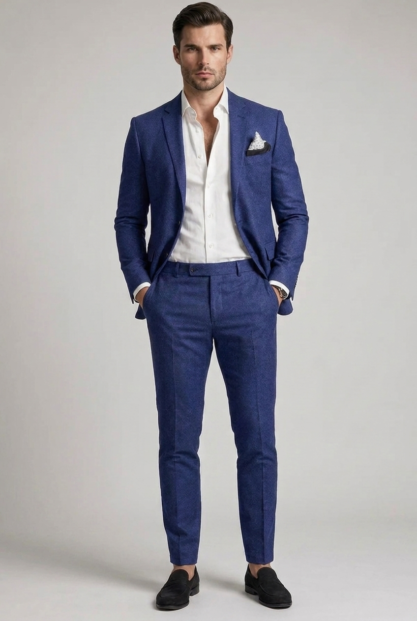 Casual Two-Piece Comfortable Business Suit Men
