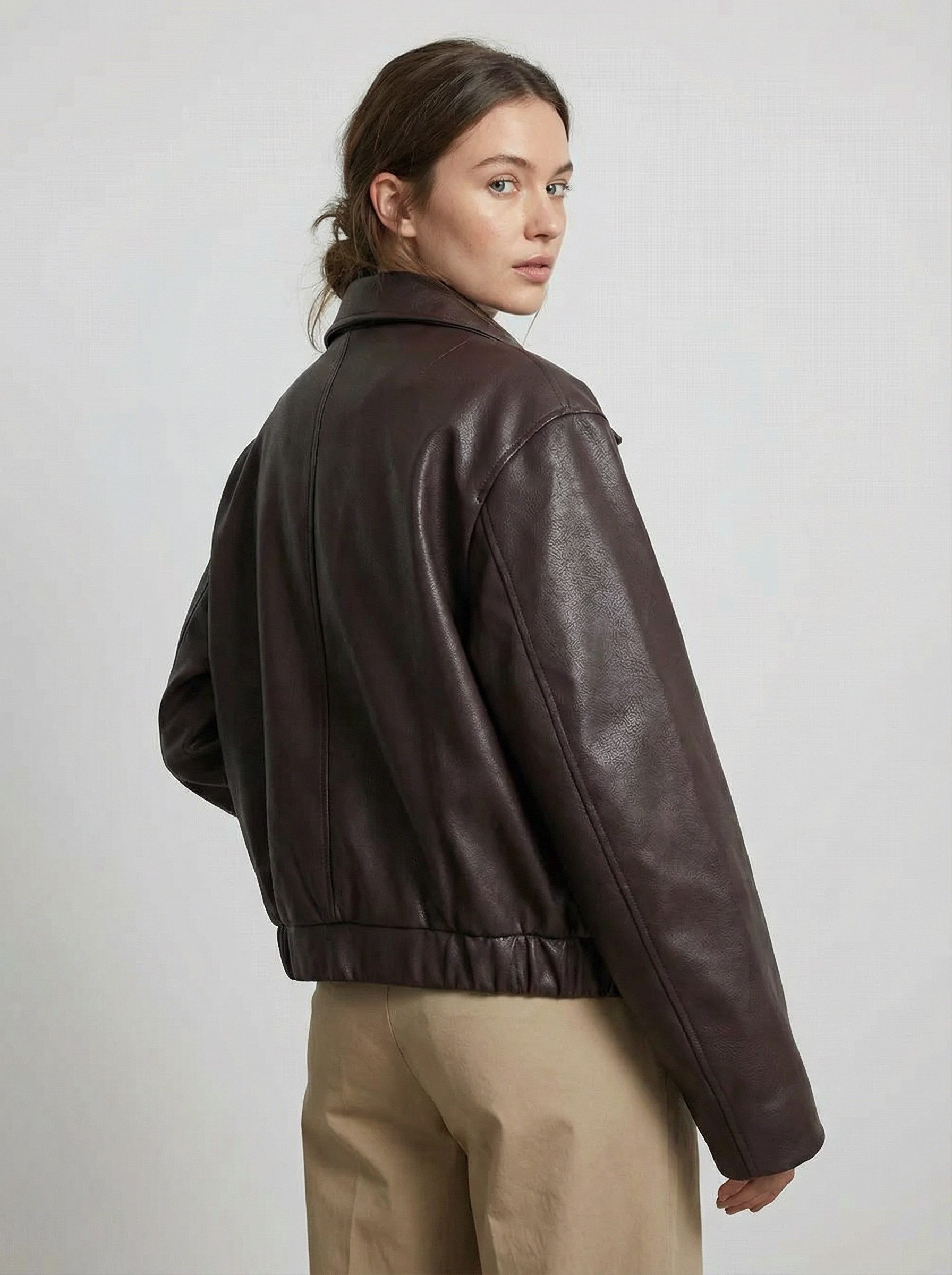 Women’s Retro Leather Jacket